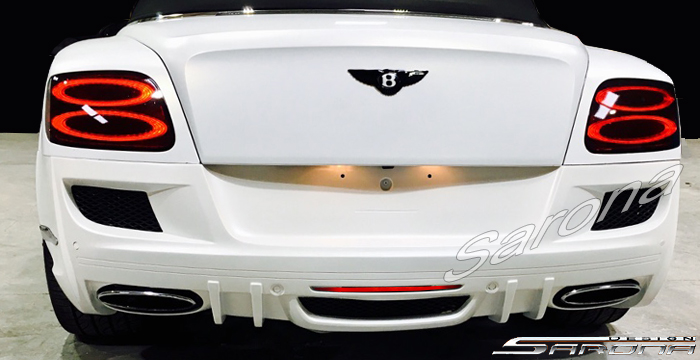 Custom Bentley GTC  Convertible Rear Bumper (2011 - 2016) - Call for price (Part #BT-008-RB)